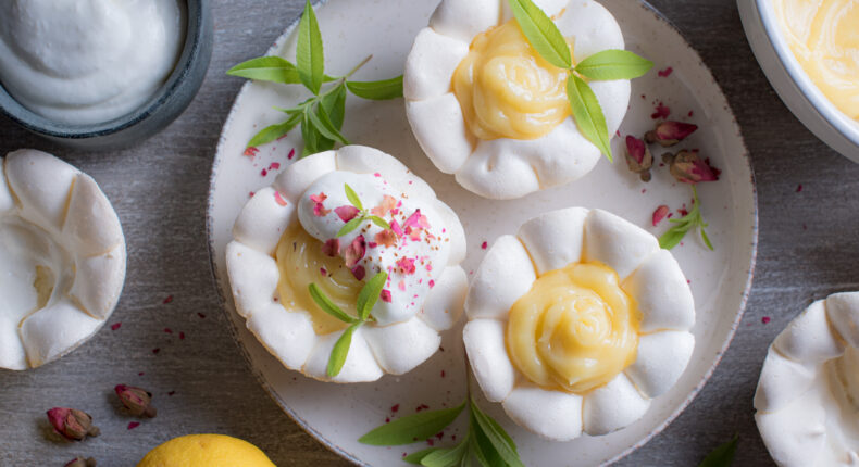 Petites pavlova à la creme de citron - Mon Quotidien Autrement - ©E. Montuclard