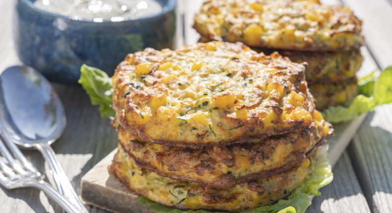 Galettes de maïs et courgette - Mon Quotidien Autrement - ©E. Montuclard