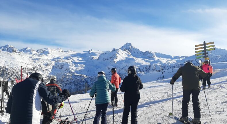 Une station de ski, illustration. Photo : P.B Bastien